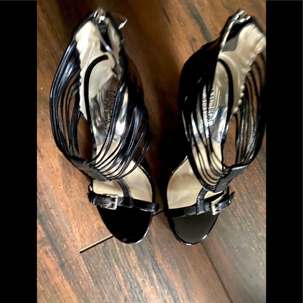MICHAEL KORS BLACK SEXY STRAP SHOES
